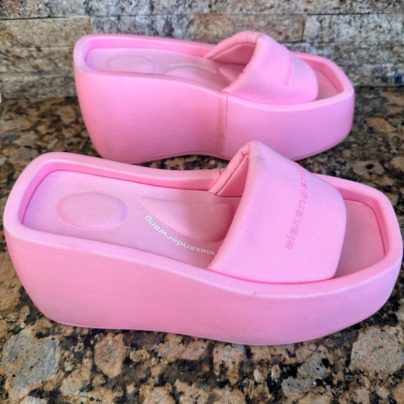 Alexander Wang
Women's Pink Taji 115 Flatform Sandals - Picture 4 of 12